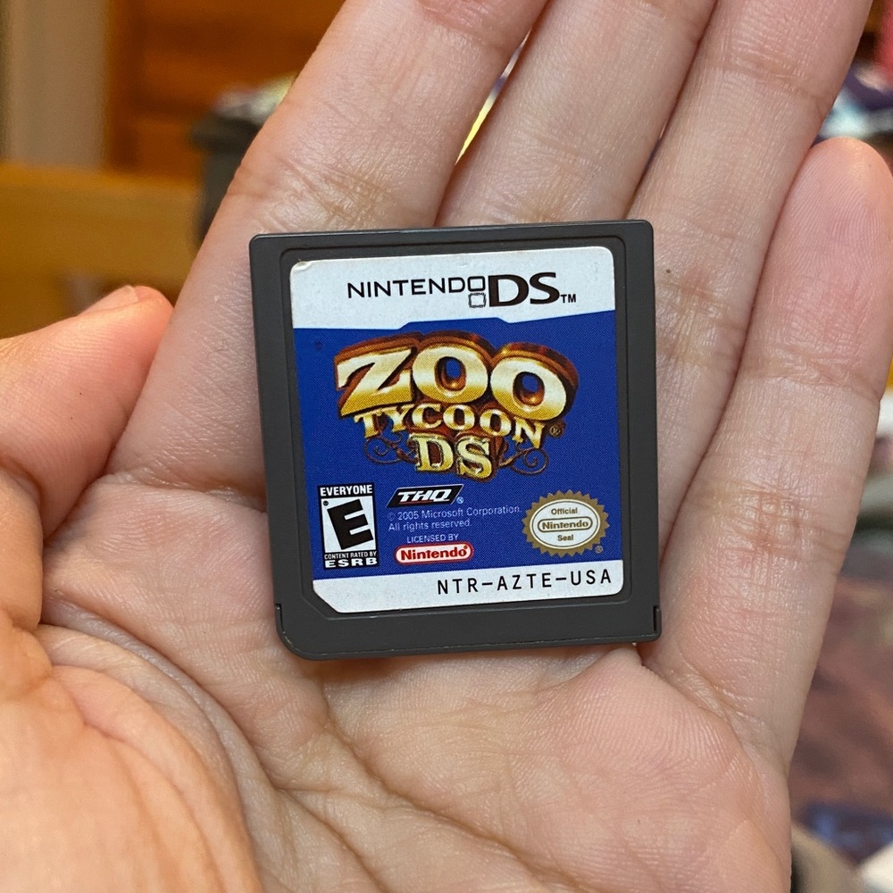 Nintendo DS Zoo Tycoon Game